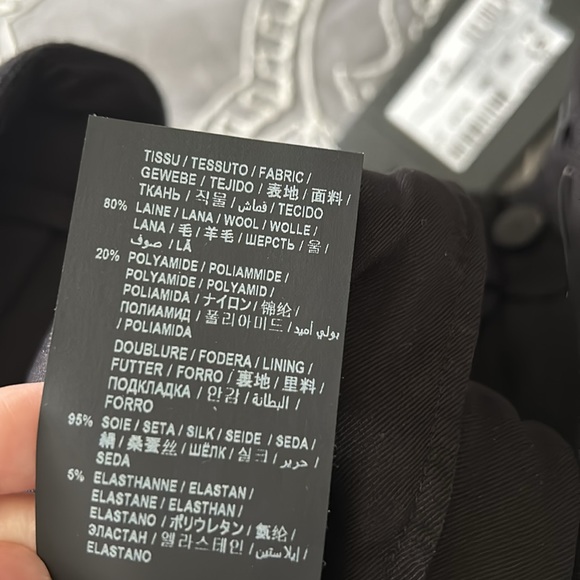 Sale. New Authentic Saint Laurent black wool pants - Picture 12 of 12